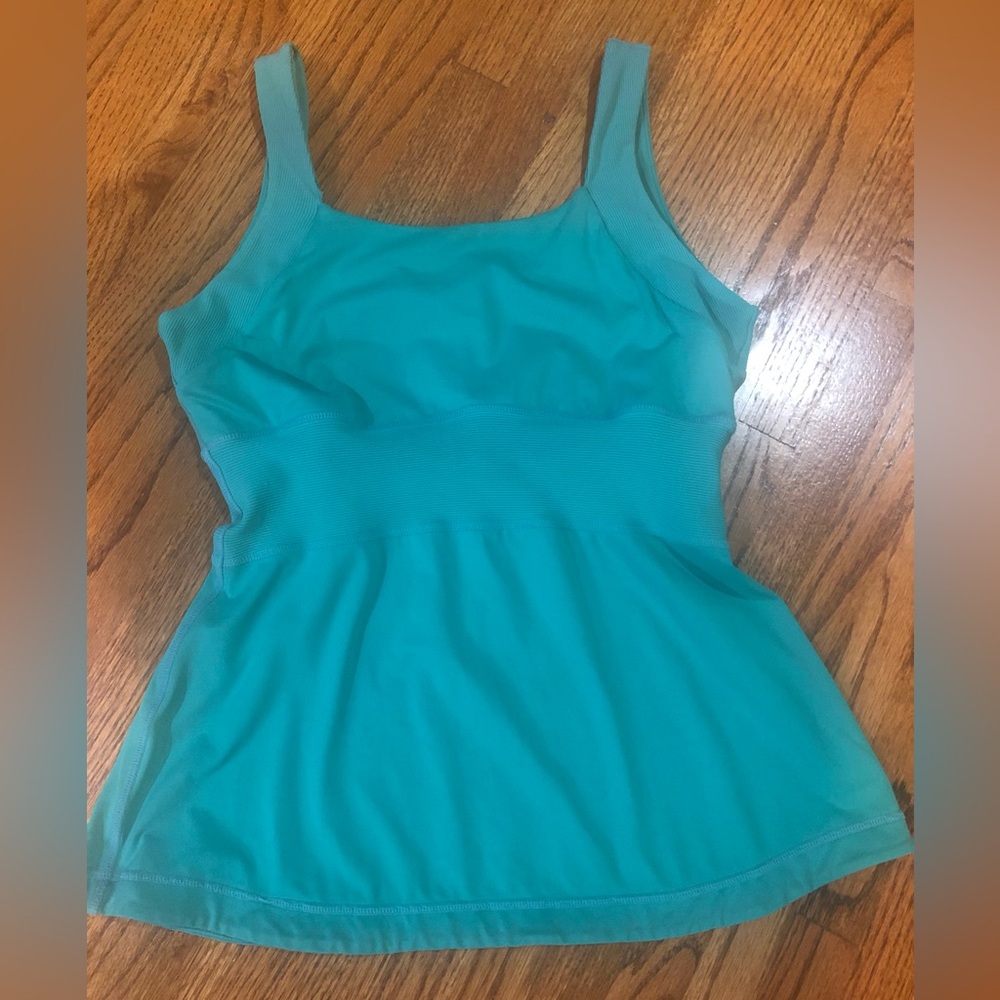 Lululemon Teal Green Tank Top Sz 8